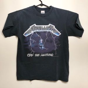 VTG Rare Metallica 1994 Ride the Lightning shirt M